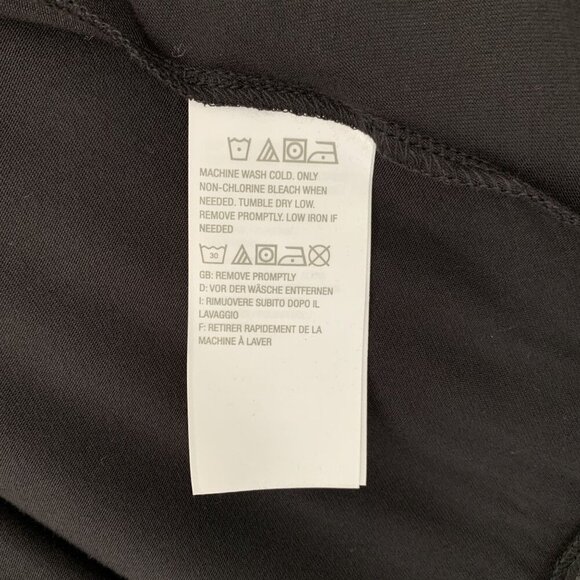 LOGO Lori Goldstein Black Size 3XP Cardigan Open Front Sheer Hem Asymmetrical - Picture 5 of 7